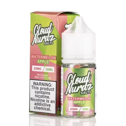 Watermelon Apple – Cloud Nurdz Salts – 30mL - Ecigpremium