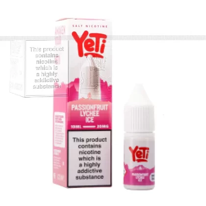 Passion Fruit Lychee Ice Nic Salt E-Liquid by Yeti