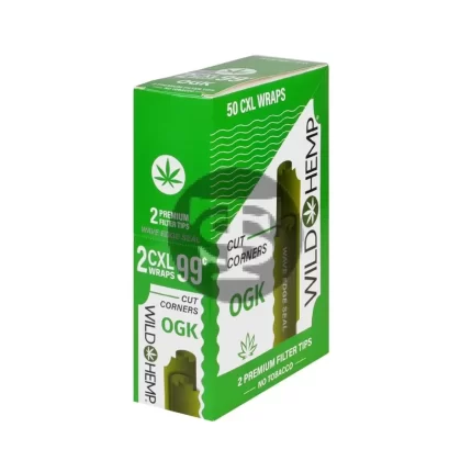 Wild Hemp OGK Wraps, 25 packs of 2, 99c pre-price - Vape Store