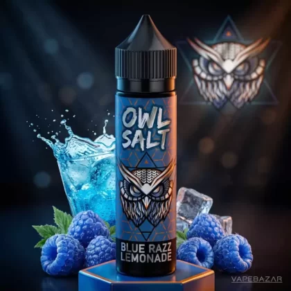 OWL Salt Longfill Blue Razz Lemonade Aroma 10ml in 60ml - 0 mg/ml / 10 ml / 60 ml