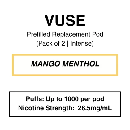 Vuse eLiquids – Mango Menthol – 2.5% (28.5mg)