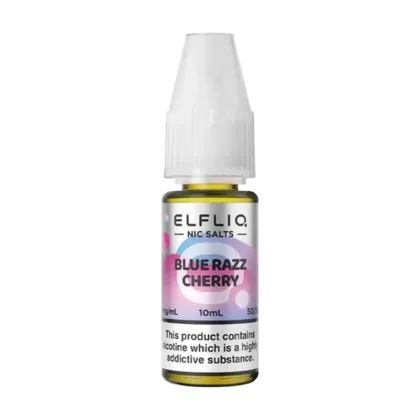Blue Razz Cherry Elfliq Nic Salt by Elfbar - 10ml - 20mg - Vape Product (483B02)