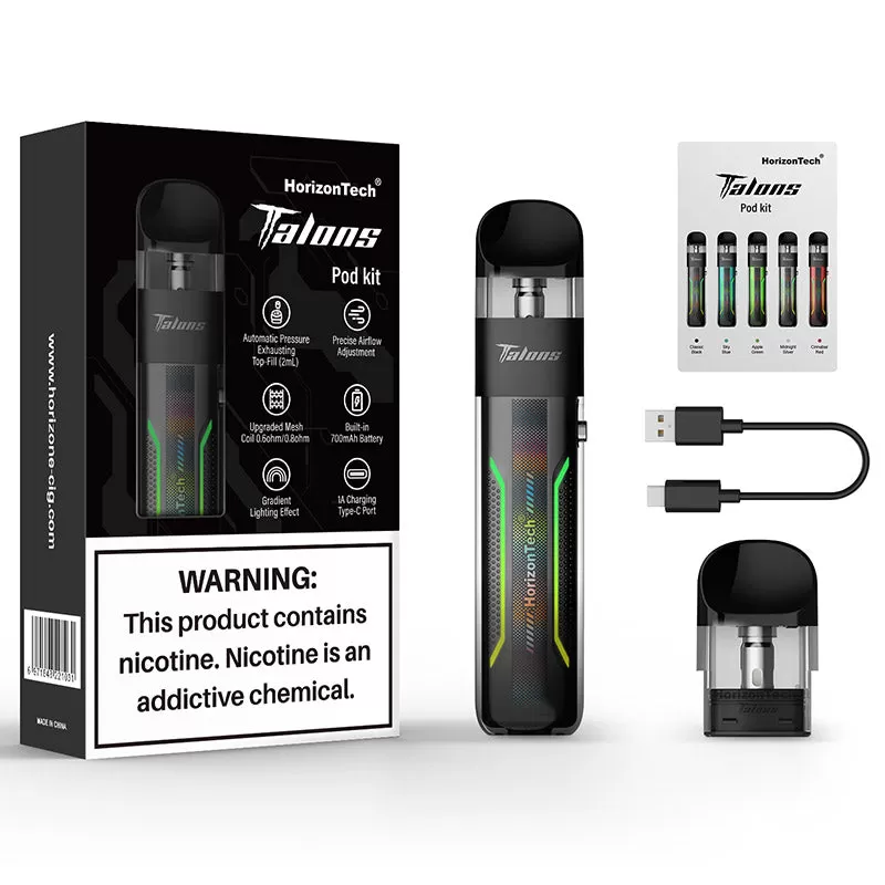 HorizonTech Talons Pod Kit 700mAh 2ml - Cinnabar Red - Image 3