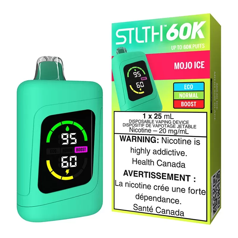 STLTH 60K Disposable Vape Device – Mojo Ice - Nicotine Strength#20mg/ml