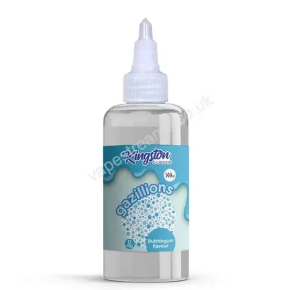 Bubblegum Gazillions 500ml E-Liquid Shortfill by Kingston - Vapestreams Co