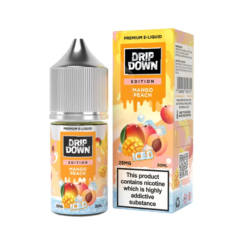 Drip Down Iced Series Mango Peach Ice 30ml (25/50 mg) m - Vape Product, Vape Product
