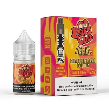 Strawberry Banana Smoothie by Beach Club Refillable Disposable