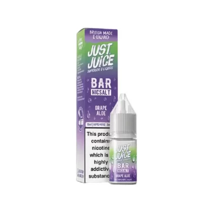 Just Juice Bar Salts Nic Salt E-Liquid Grape Aloe