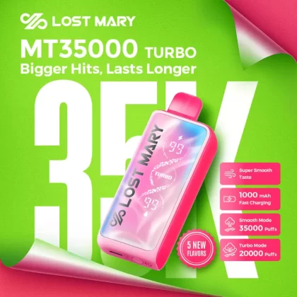 Lost Mary MT35K MT35000 Turbo Disposable Device - 35,000 Puffs - Orange Pixy (Pixy Edition)