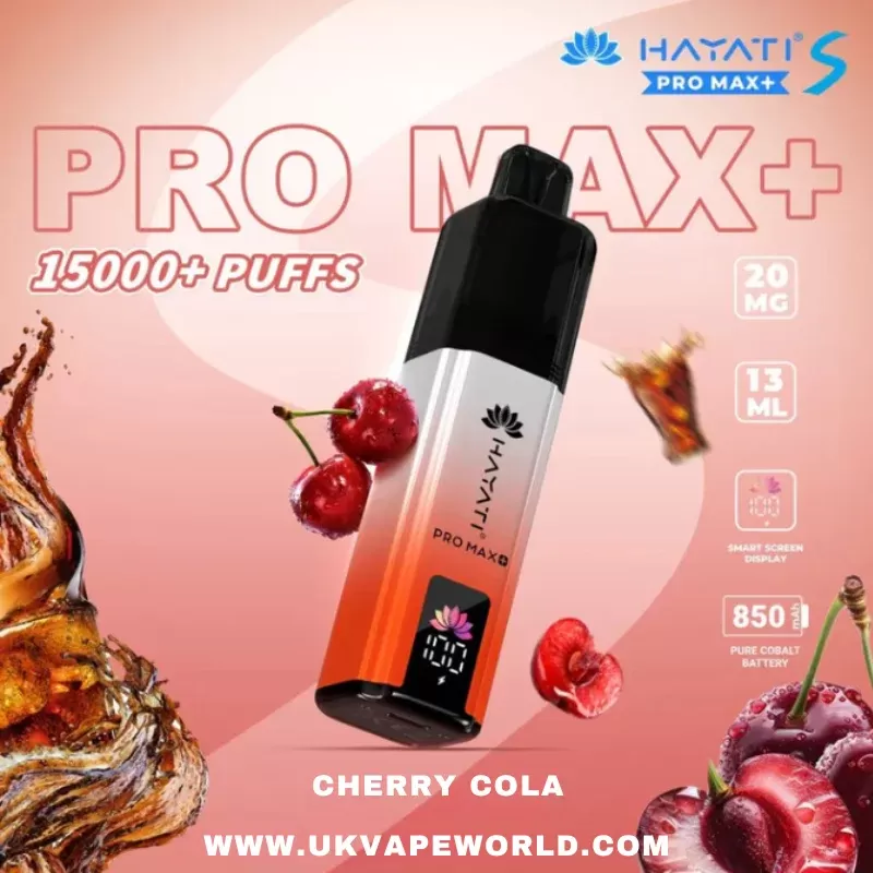 Cherry Cola Hayati Pro Max S Plus 15K Puff Ultra Kit