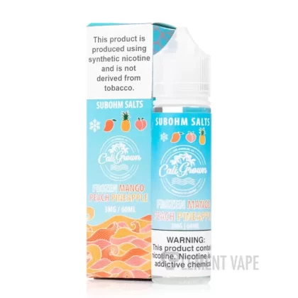 Frozen Mango Peach Pineapple Sub-Ohm Salt – Cali Grown E-Liquid – 60mL