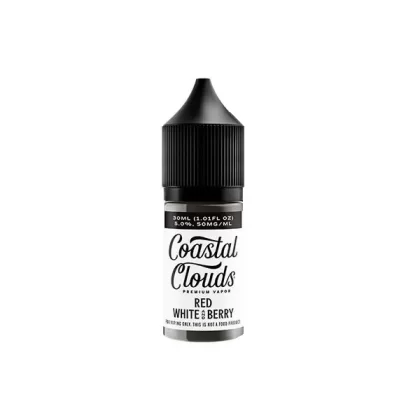 Coastal Clouds – Red White and Berry – Salt Nic – 30mL - Vape Product, Vape Product
