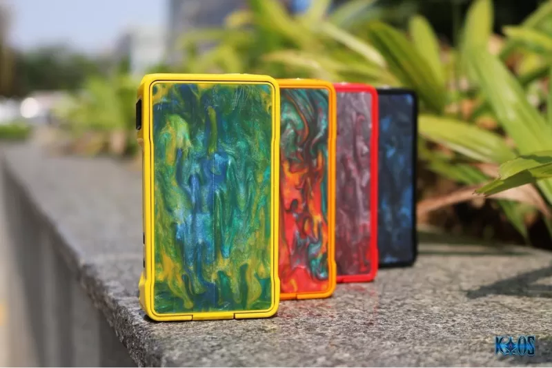 Kaos Z ReZin 200W TC Box Mod - Yellow Resin