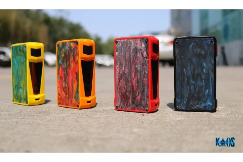 Kaos Z ReZin 200W TC Box Mod - Yellow Resin - Image 2