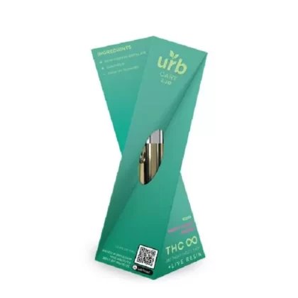 URB THC Infinity Cartridge 2.2G - strains#Gas Berry>Glue Berry>Lemonade Kush>Orangeade>Strawberry Cereal>Tropic Kush>Watermelon Mojito