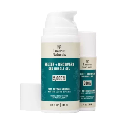 Lazarus Naturals – Relief + Recovery CBD Muscle Gel