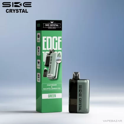 SKE Crystal Edge 10k – Akku – Green - Pod Kit