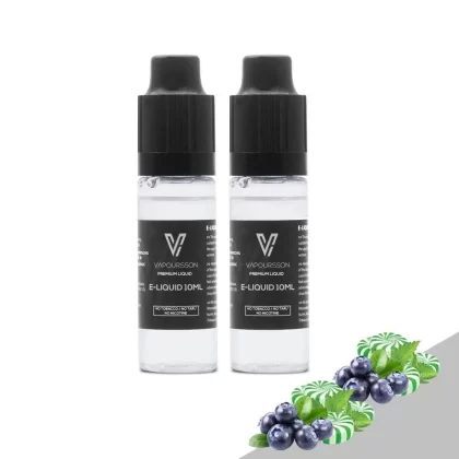 Vapoursson Blueberry+Menthol 2 Pack 0mg