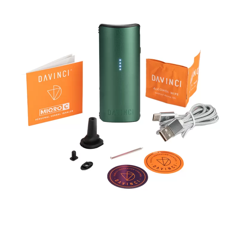 Lightly Used - DaVinci MIQRO-C Vaporizer - Lightly Used (Reboxed) / Green - Image 3