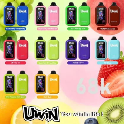 Uwin Digital Box 68000 68K Puffs Original LED Display Edition Disposable Vape - Vapeq10