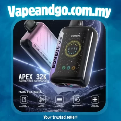 Bombus APEX 32k puff Disposable - Vapeandgo Com My