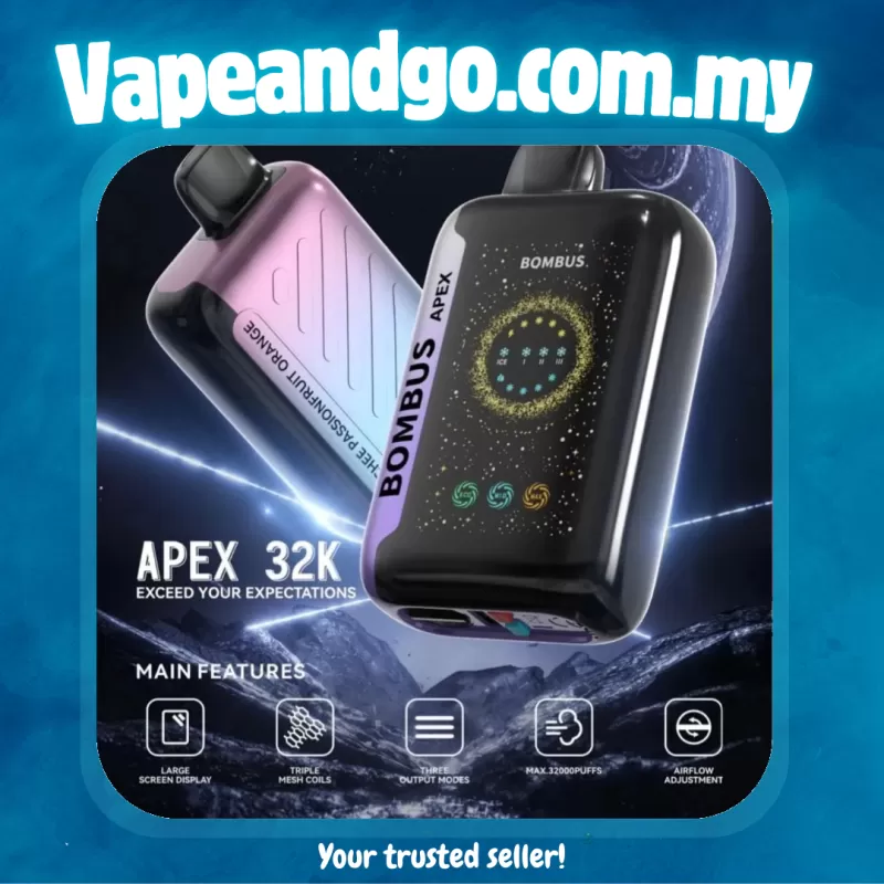 Bombus APEX 32k puff Disposable - Vapeandgo Com My