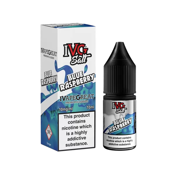 Blue Raspberry IVG Nic Salt e Liquid 10ml – TPD - Vapestorm Co