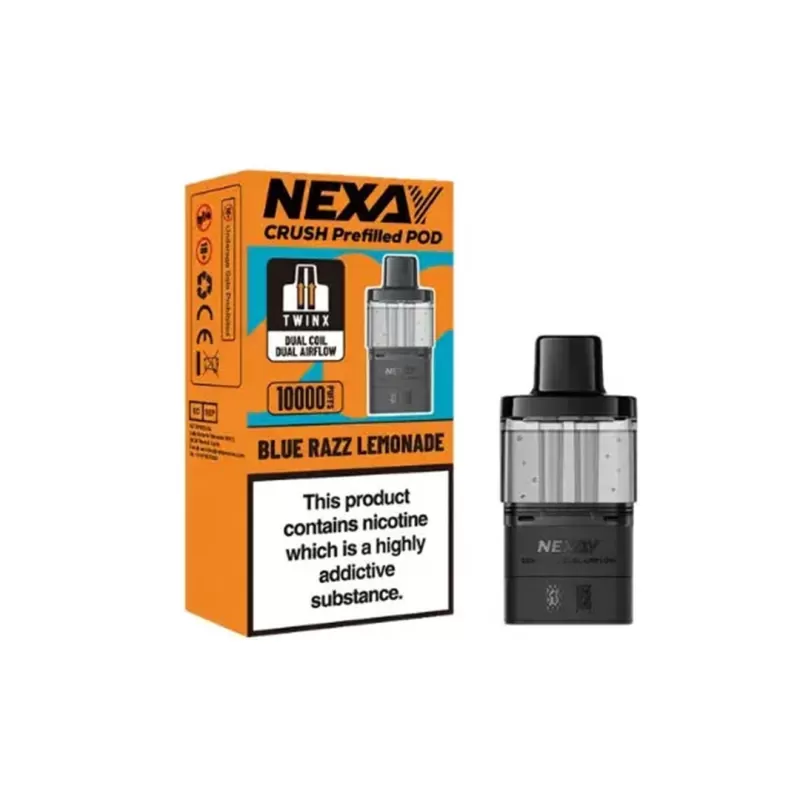 Voopoo Nexay Crush 10K Prefilled Pods - Lemon Lime Spark - Image 3