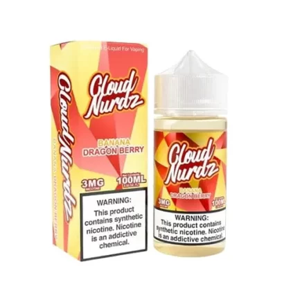 Cloud Nurdz Synthetic Banana Dragon Berry Vape Juice 100ml - Eightvape