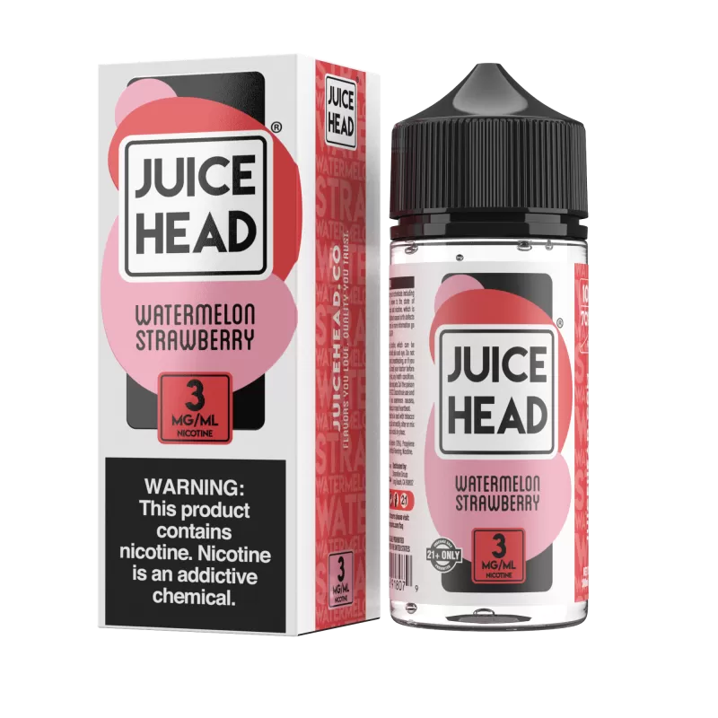Juice Head - Watermelon Strawberry - 100ML E-Liquid - 0MG