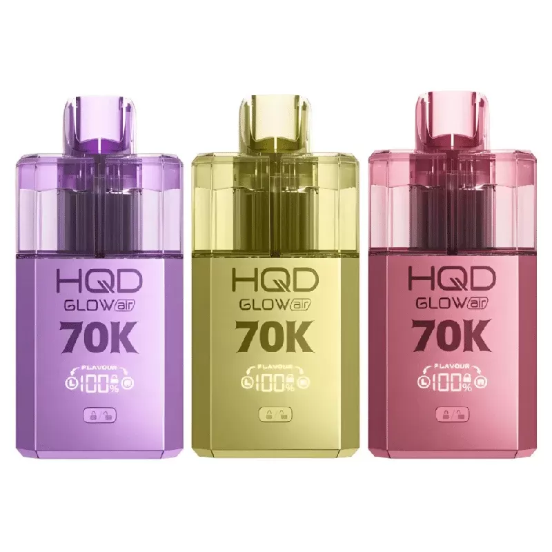HQD Glow Air 70K Puffs Prefilled Kit Cola Ice & Fantasi Ice - Nicotine Strength#20mg