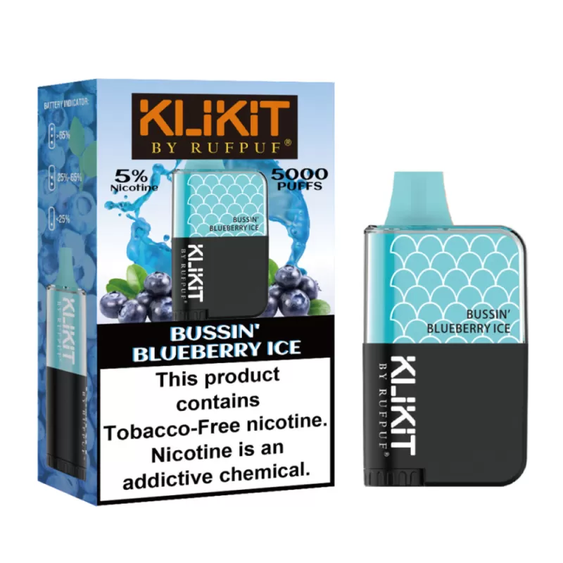 Rufpuf Klikit 5000 – Bussin’ Blueberry Ice Pod