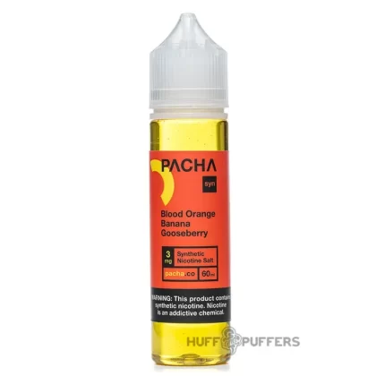 PACHA Syn – Blood Orange Banana Gooseberry 60mL - Nicotine Strength#0mg>3mg>6mg