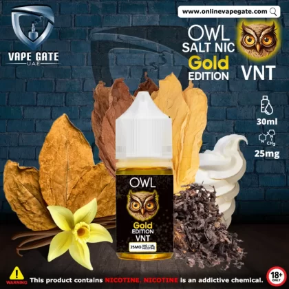 Owl Golden Edition VNT Salt Nic - 30ml