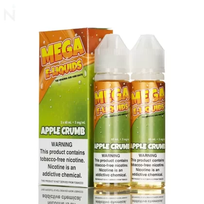 Mega E-Liquid - Apple Crumb - 120mL - 6mg