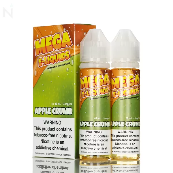 Mega E-Liquid - Apple Crumb - 120mL - 6mg