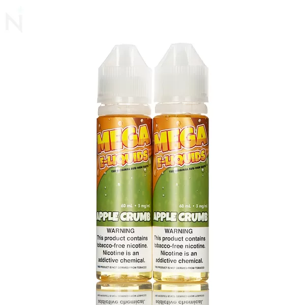 Mega E-Liquid - Apple Crumb - 120mL - 6mg - Image 2