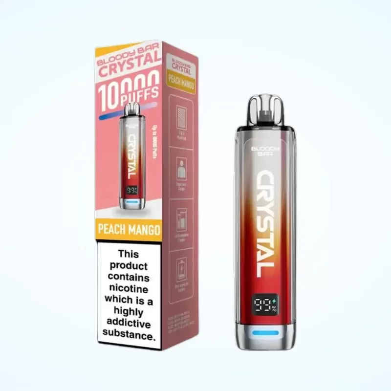 Bloody Bar Crystal 10K Prefilled Pod Kit Peach Mango - Vape Store