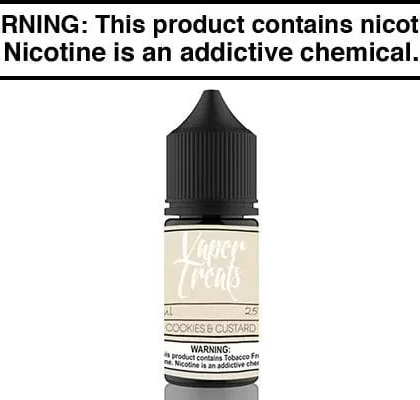 COOKIES & CUSTARD BY VAPER TREATS SALT 30ML - Vapejuice