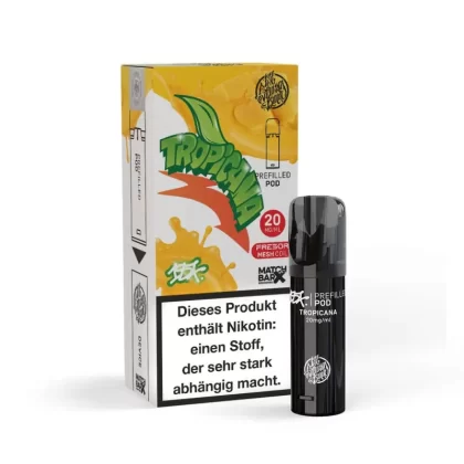 187 Pod – Tropicana 1er Pack - 187 Pod - by 187 Strassebande / Propylenglykol / Aromastoffe / Glycerin / Nikotinsalz / Cooling Agent