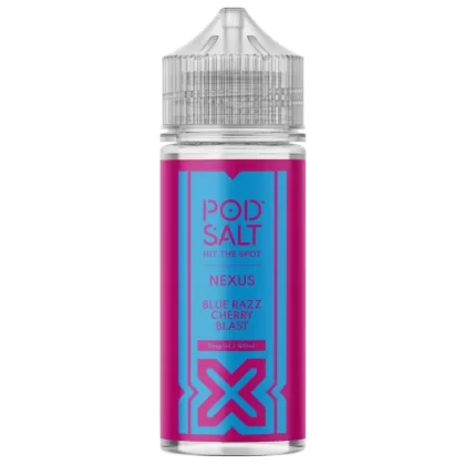 POD SALT NEXUS BLUE RAZZ CHERRY BLAST 100ML SHORTFILL E-LIQUID - Ecigpremium