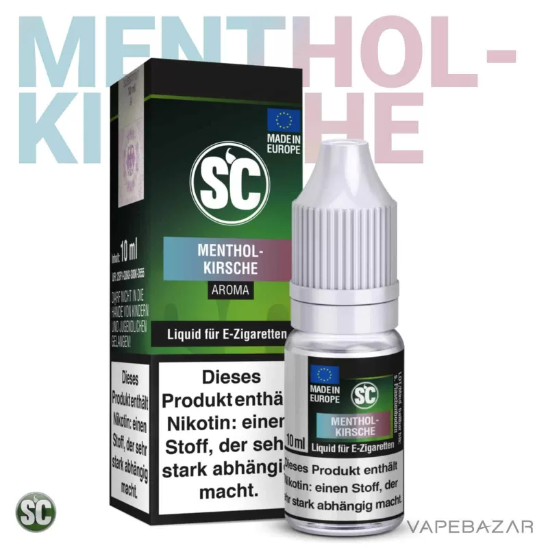 SC Liquid – Menthol Kirsche - Nikotinfrei, 18mg/ml - Image 2