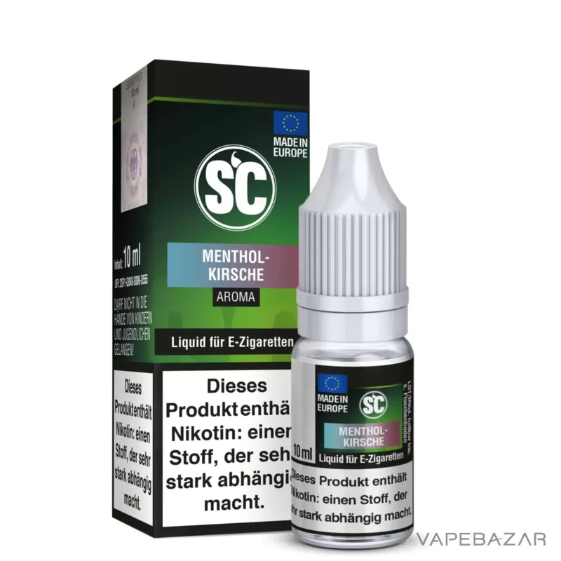 SC Liquid – Menthol Kirsche - Nikotinfrei, 18mg/ml - Image 3