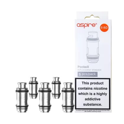 Aspire PockeX Coils (Pack of 5) - 1.2 Ohm - 5 Pack