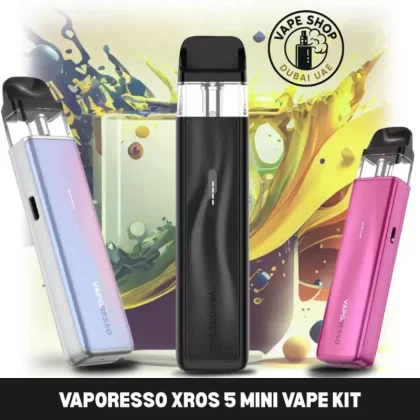 Vaporesso XROS 5 Mini Vape Kit IN Dubai - Black, Carbon Black (FA7697)