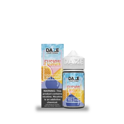 7 Daze Fusion Lemon Passionfruit Blueberry ICED 30ml Nic Salt Vape Juice - Eightvape