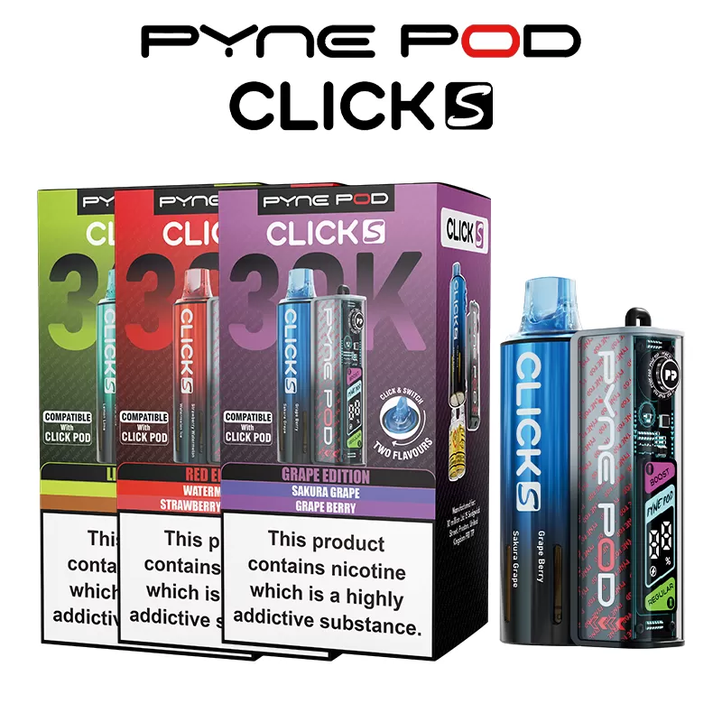 Pyne Pod Click S 30K Vape Kit - Vapestreams Co