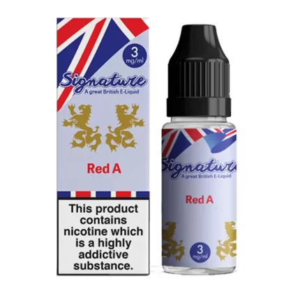 Red A - Signature E Liquid 10ml - 3mg