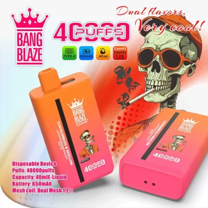 Bang Blaze 40K Dual-Flavor Disposable Vape - Vapeq10