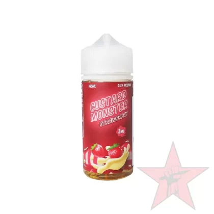 Custard Monster – Strawberry -100mL - Vape Product